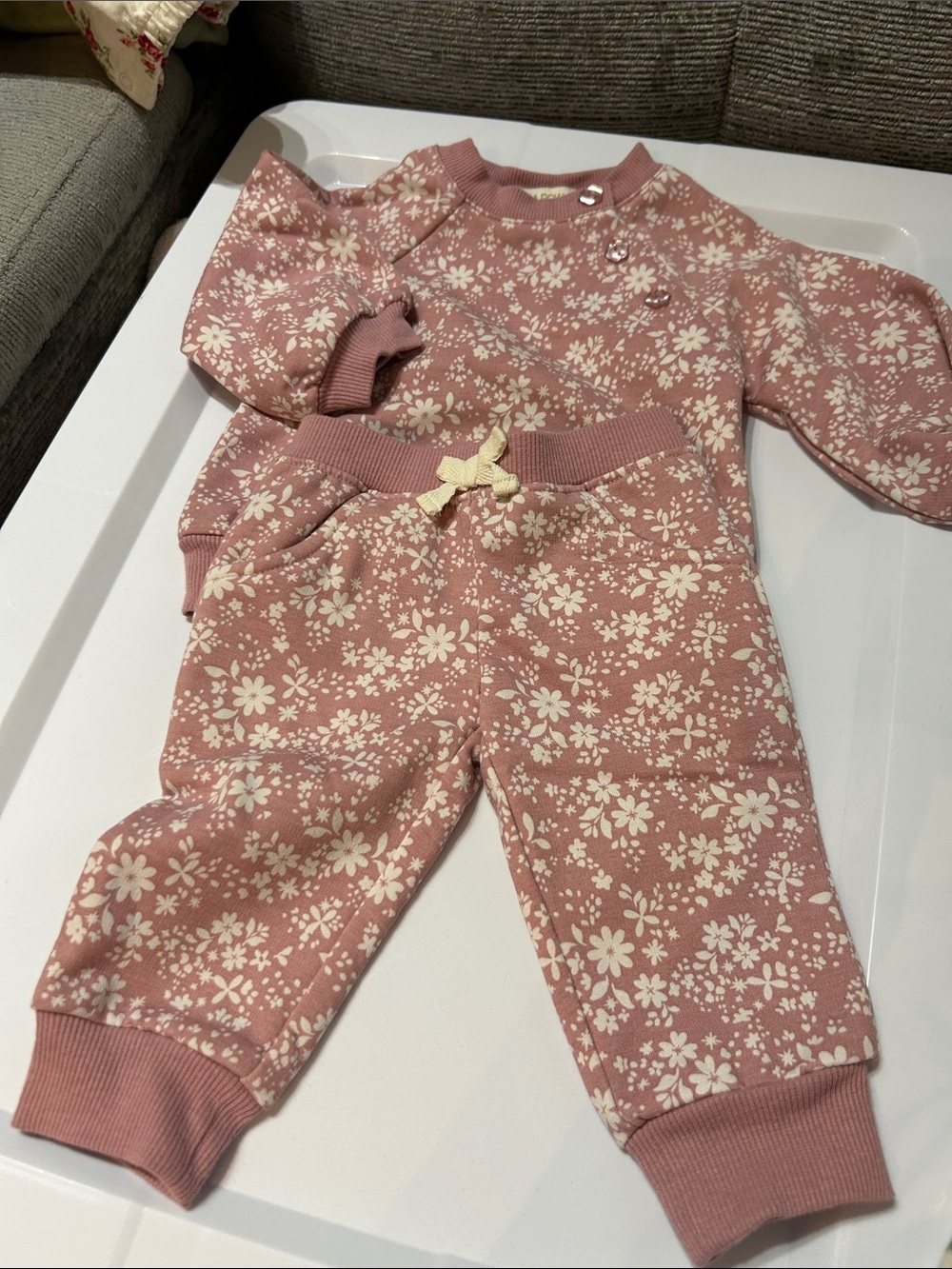 Cynthia Rowley Pink Floral Kids Matching Set